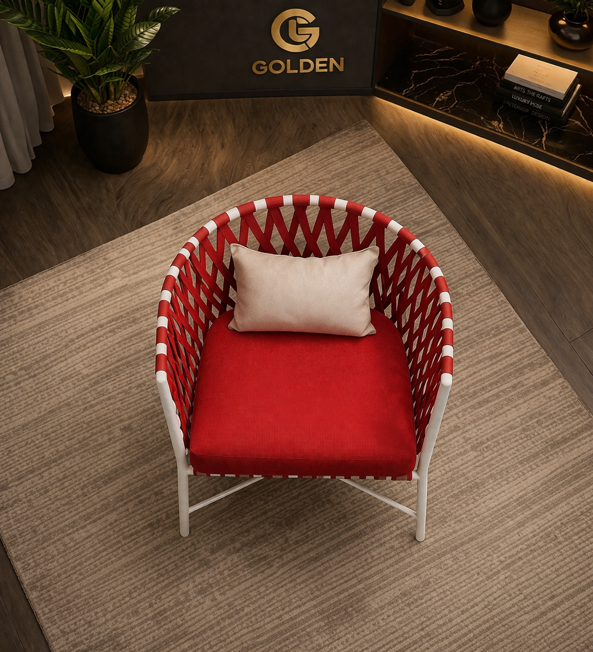 Throne Outdoor Chair – Copper Edition